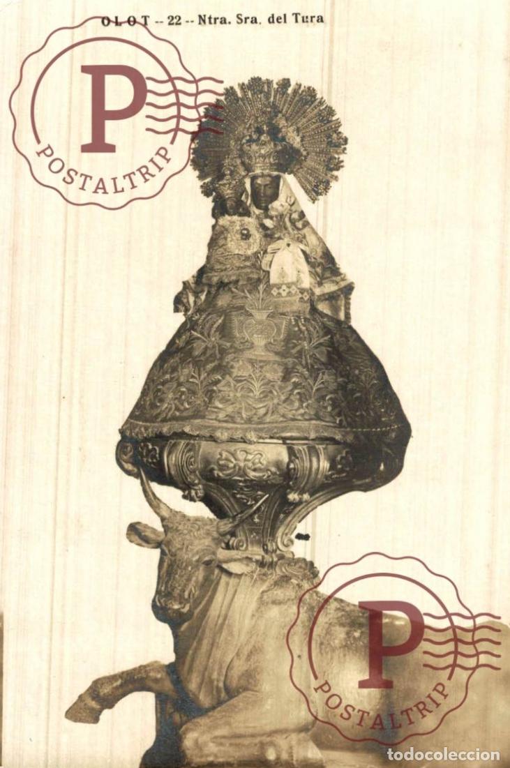 Postkarten: GERONA. OLOT. NTRA SRA. DEL TURA. RPPC. FOTOGRAFICA. VIRGEN.
