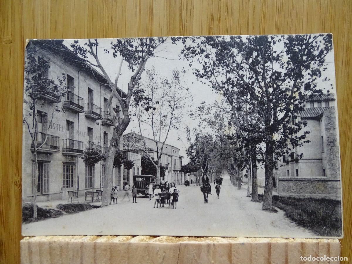 Postales: TARJETA POSTAL.TONA.-CARRETERA, HOTEL PRAT.