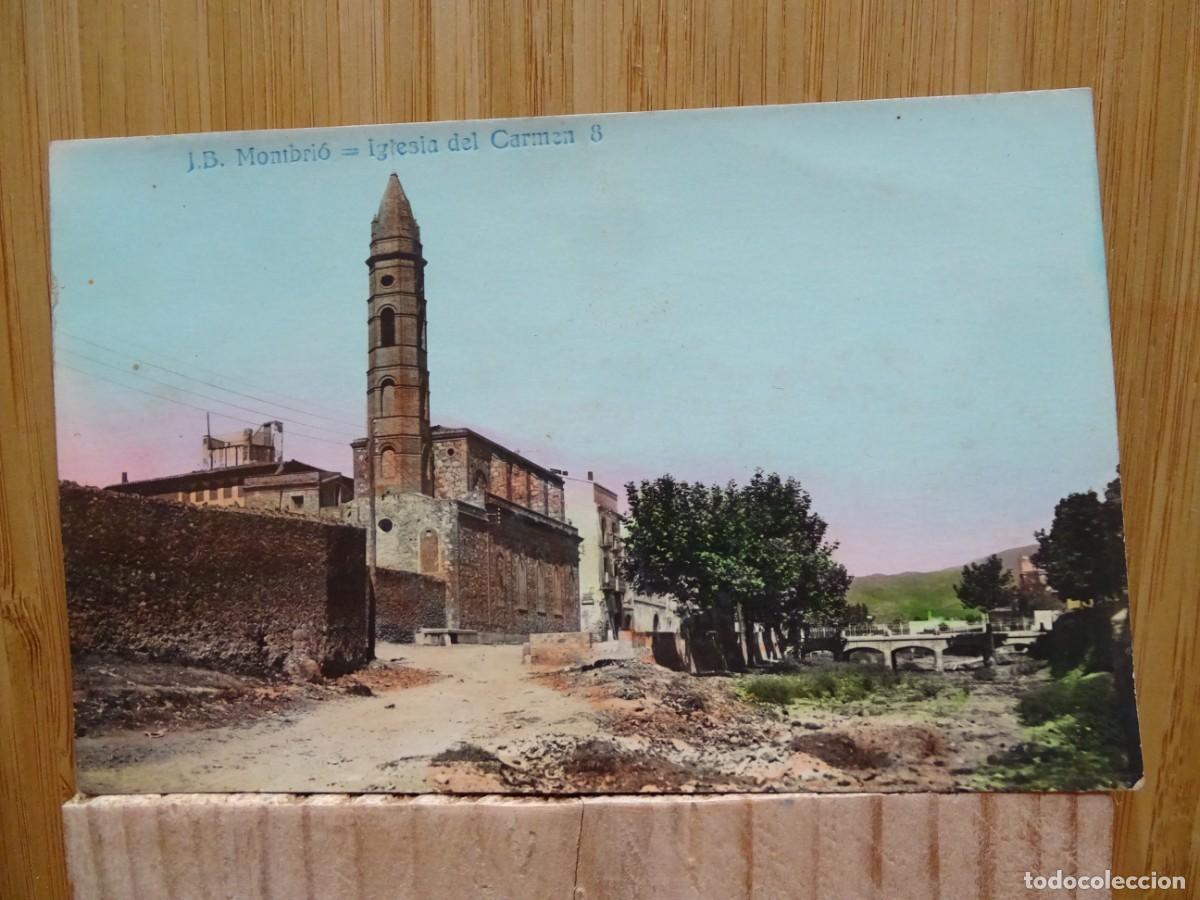 Postales: TARJETA POSTAL.J.B. MONTBRI&Oacute;-IGLESIA DEL CARMEN
