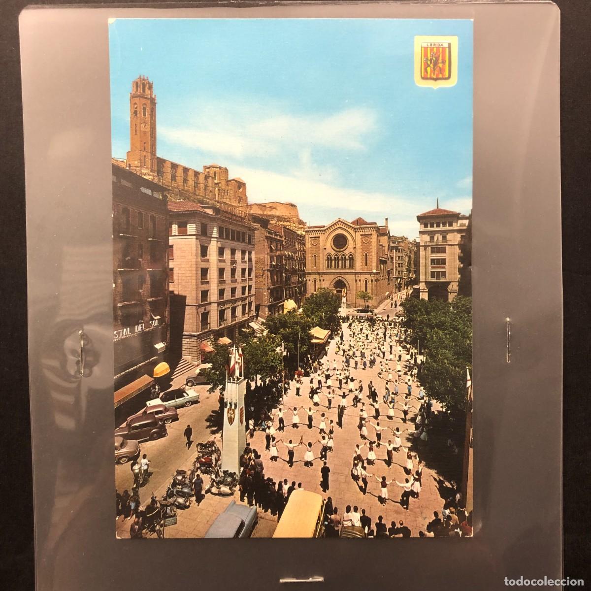 Cartoline: POSTAL - PLA&Ccedil;A D'ESPANYA I FESTIVAL SARDANISTA - LLEID A- N&ordm; 1375 - ESCUDO DE ORO / 821
