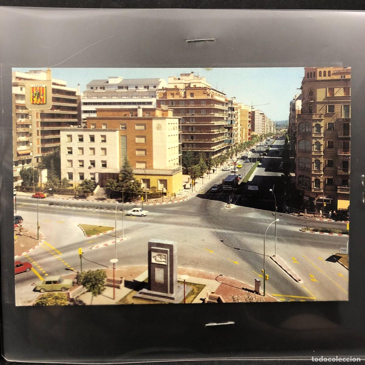Cartoline: POSTAL - LLEIDA - PLAZA RICARDO VI&Ntilde;AS Y AVENIDA DEL GENERAL MOLA - N&ordm; 46 - ESCUDO DE ORO / 823