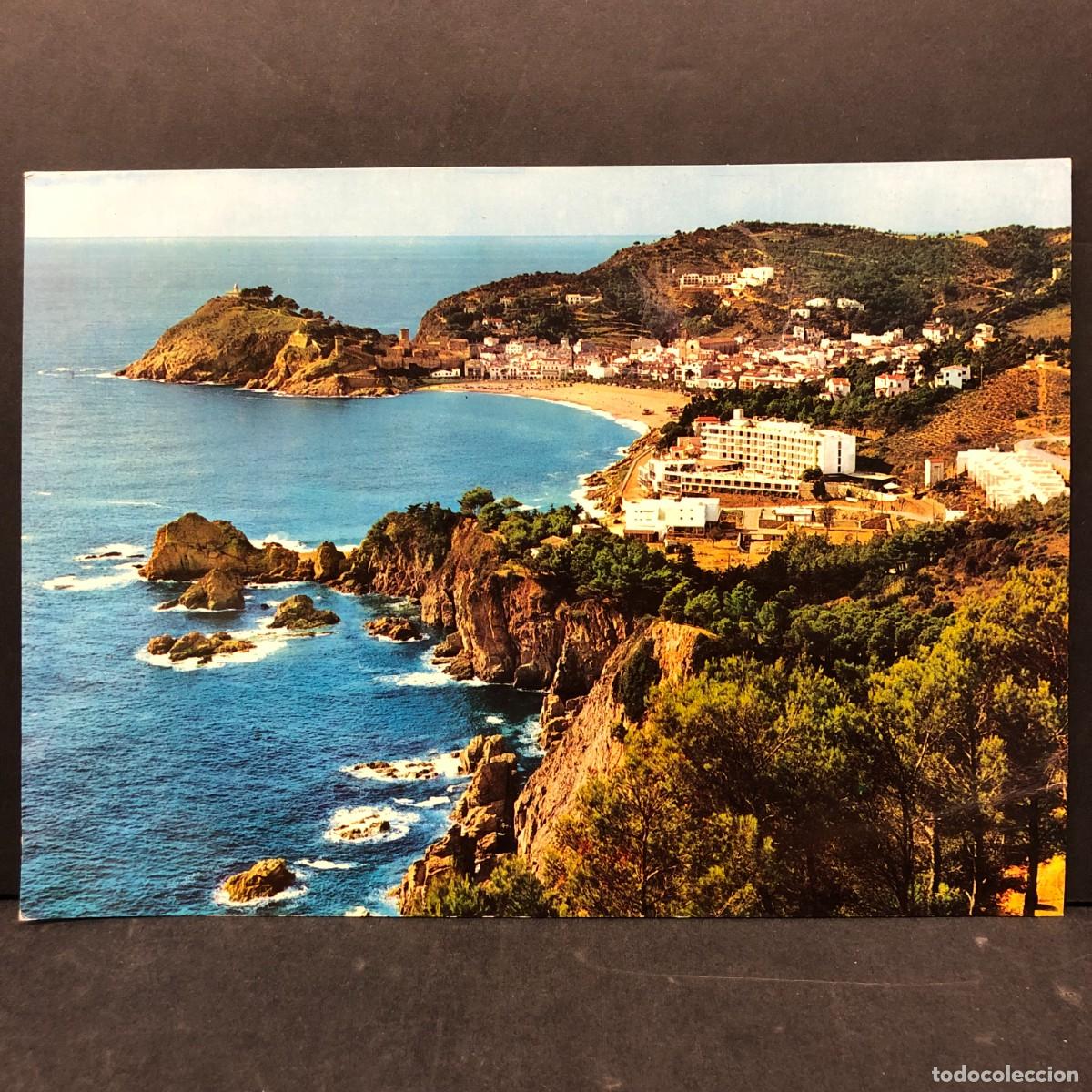 Postkarten: POSTAL MAXI - TOSSA DE MAR - COSTA BRAVA - 455 - EL AZUL MEDITERR&Aacute;NEO DE SUS AGUAS / 836