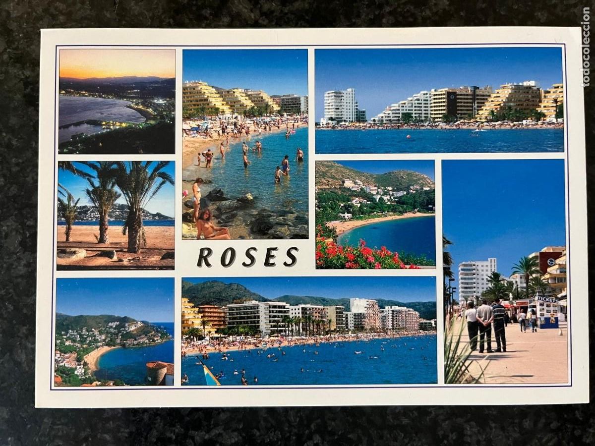 Postales: postal Rosas Girona sin circular - Foto 1