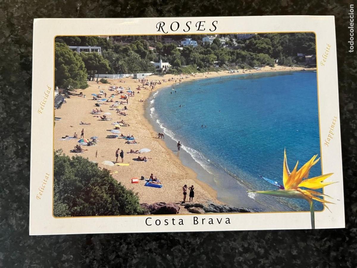 Cartoline: postal Rosas Girona sin circular