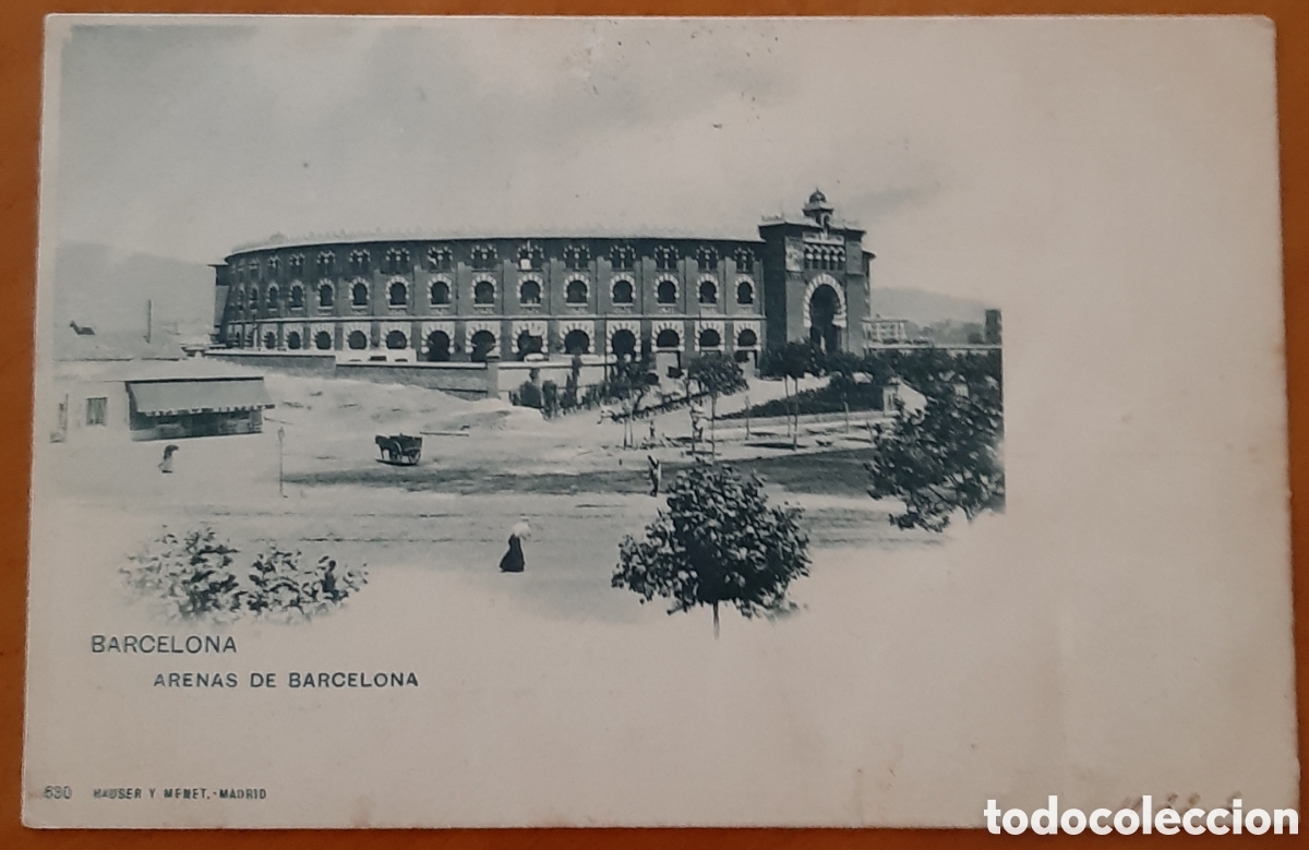 Cartoline: Postal Barcelona. Arenas. Escrita y matasellada. R10334