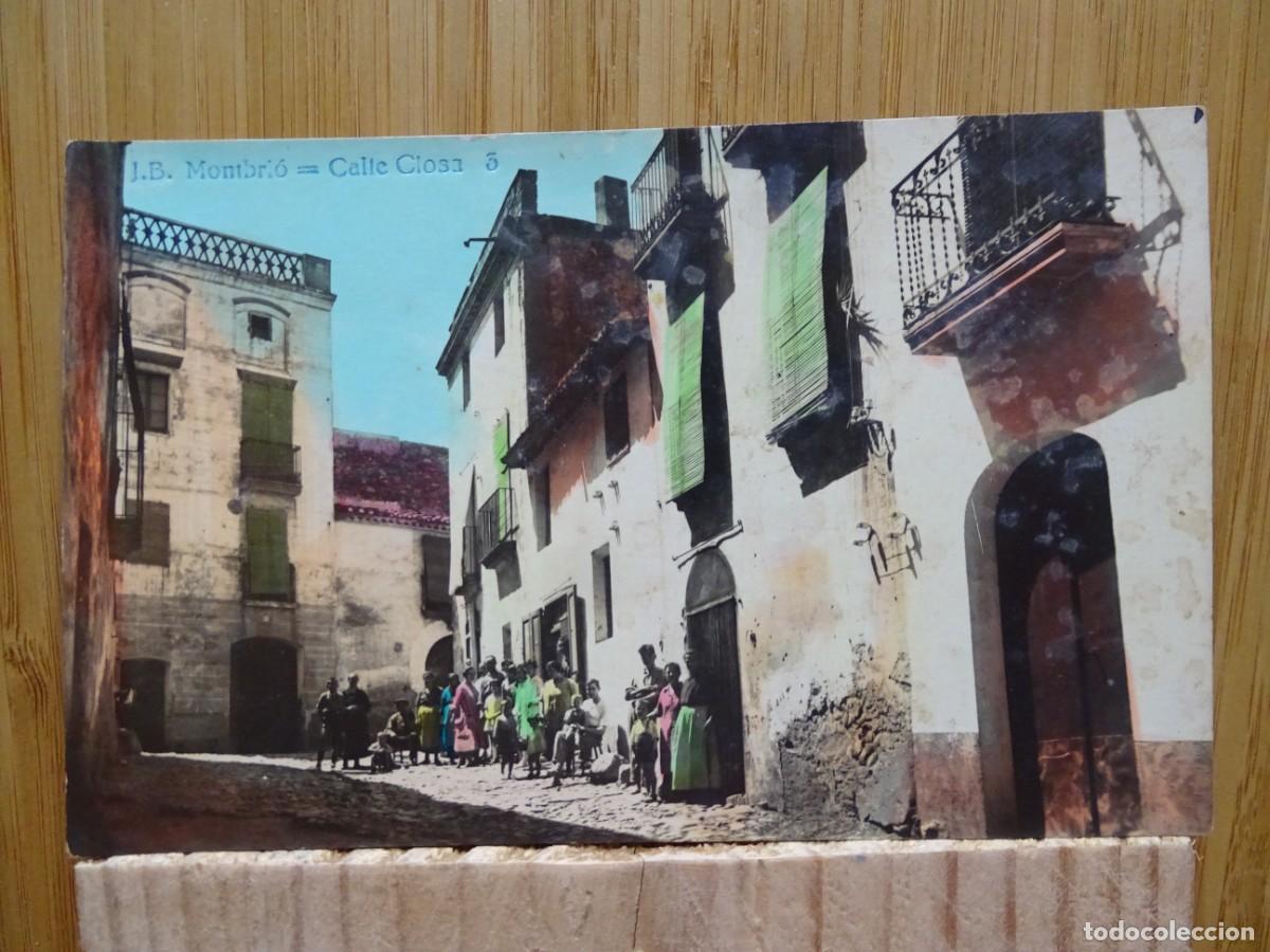 Cartoline: TARJETA POSTAL.J.B. MONTBRI&Oacute;-CALLE CLOSA