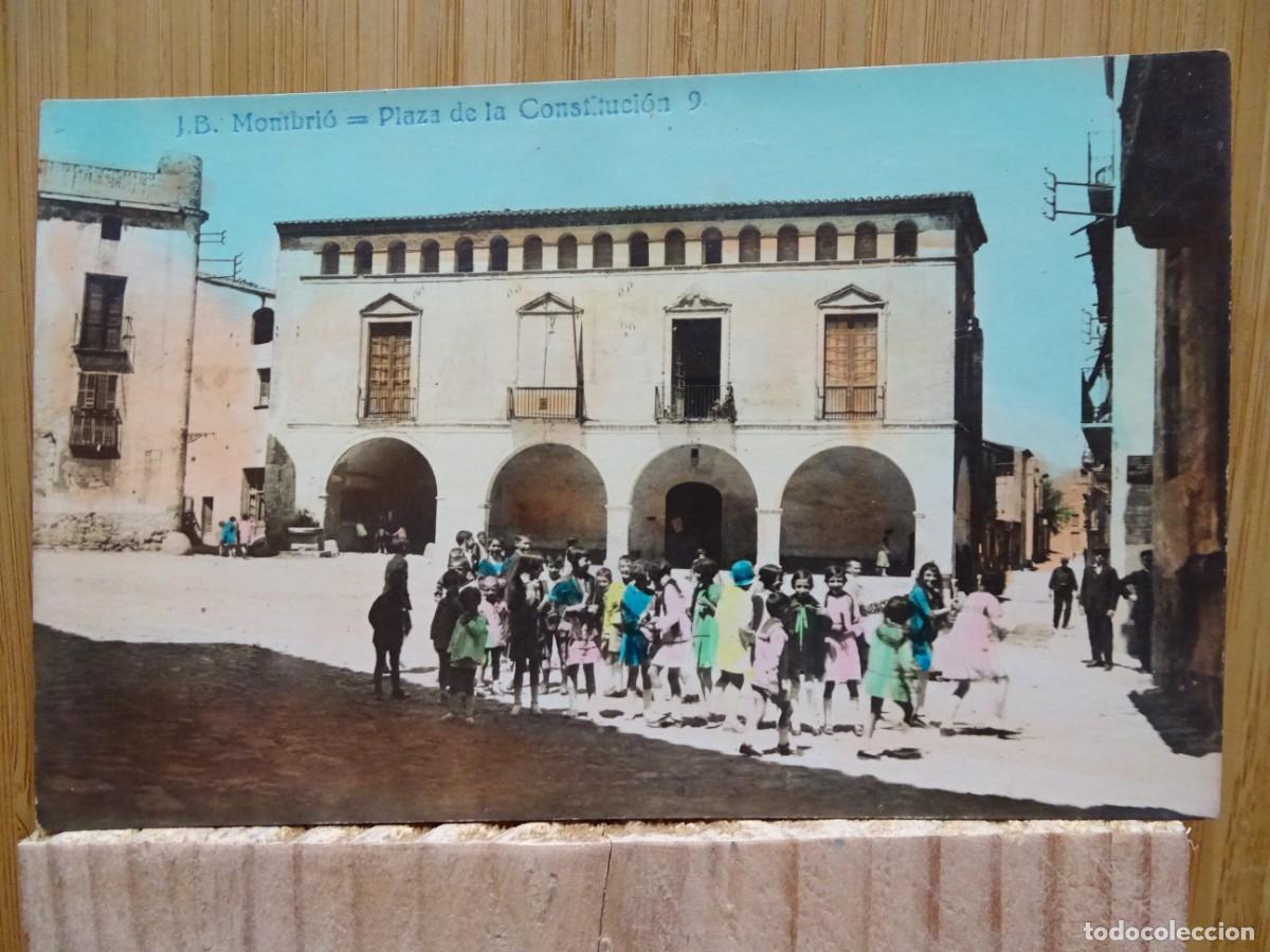 Postais: TARJETA POSTAL.J.B. MONTBRI&Oacute;-PLAZA DE LA CONSTITUCI&Oacute;N 9
