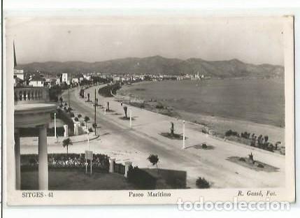 Cartoline: ANTIGUA POSTAL 41 SITGES PASEO MARITIMO R GASSO