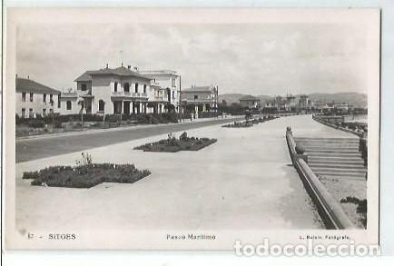 Cartes Postales: ANTIGUA POSTAL 87 SITGES PASEO MARITIMO L ROISIN