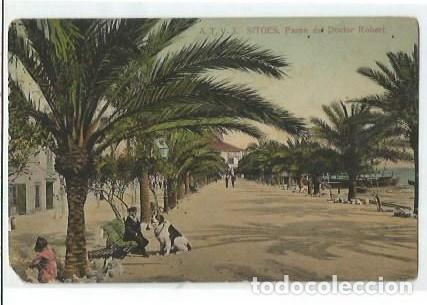 Postcards: ANTIGUA POSTAL A T V 3 SITGES PASEO DEL DR ROBERT