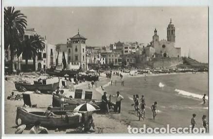 Cartes Postales: ANTIGUA POSTAL SERIE I NUM 269 SITGES PLAYA FOTO A CAMPA&Ntilde;A PUIG