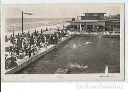 Cartes Postales: ANTIGUA POSTAL SITGES PISCINA L ROISIN 1933