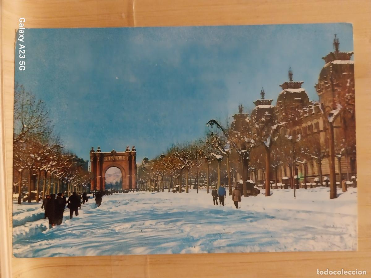 Cartes Postales: SALON VICTOR PRADERA Y ARCO TRIUNFO BARCELONA ED LUX COLOR 761 SC ORIGINAL NEVADA