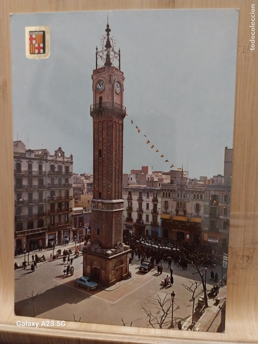 Postales: PLAZA RIUS Y TAULET ED FISA 1265 SC ORIGINAL MUY ANIMADA