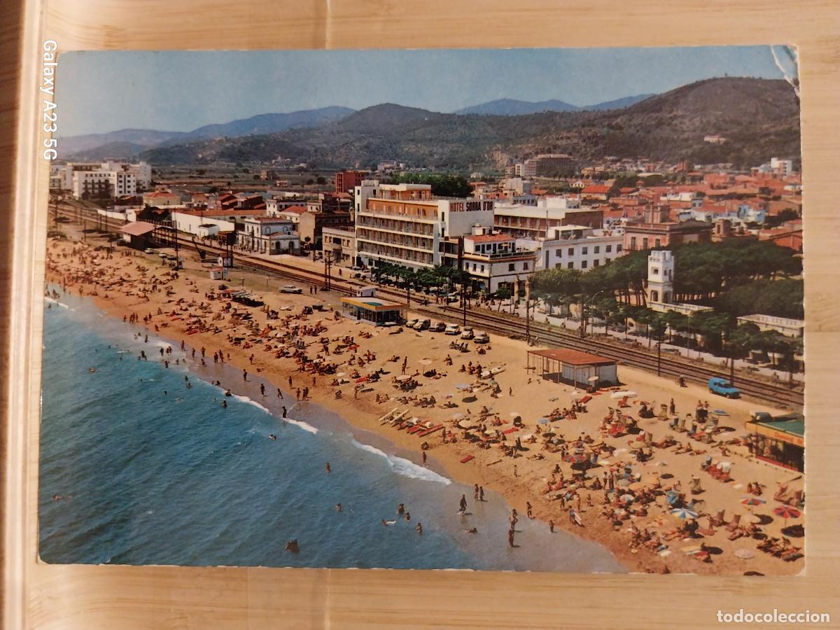 Cartoline: MALGRAT DE MAR PLAYA MUY ANIMADA ED POSTAL 603 SC ORIGINAL