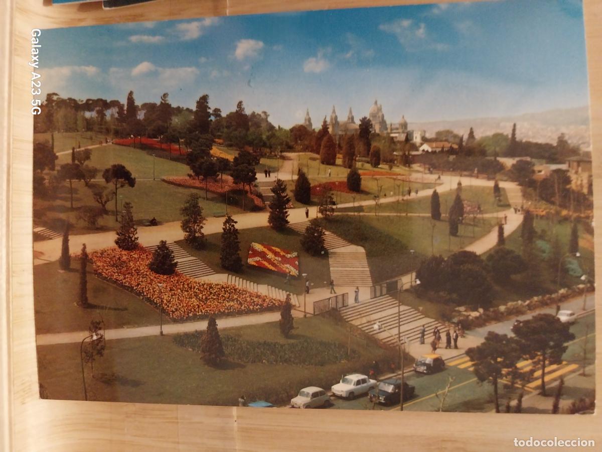 Postkarten: PARQUE MONTJUICH JARDINES BARCELONA ED PAGSA PERLA 2782 SC ORIGINAL ANIMADA