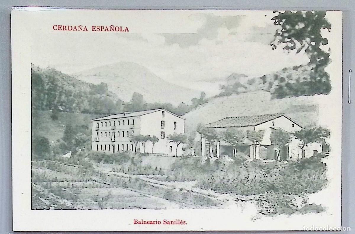 Postais: CERDA&Ntilde;A ESPA&Ntilde;OLA. BALNEARIO SANILL&Eacute;S.Tarjeta postal antigua