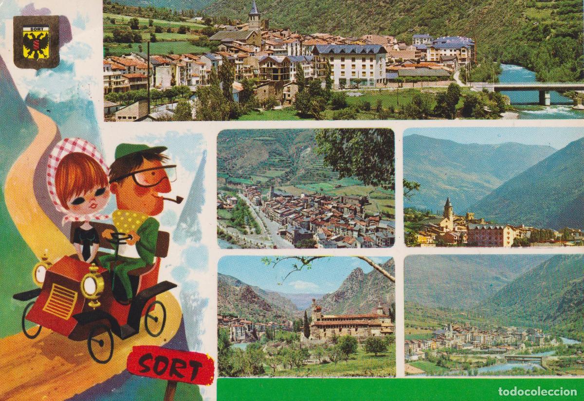 Postais: LLEIDA, PIRINEU CATAL&Agrave;, SORT, DIFERENTS ASPECTES - ESCUDO DE ORO N&ordm;114 - S/C