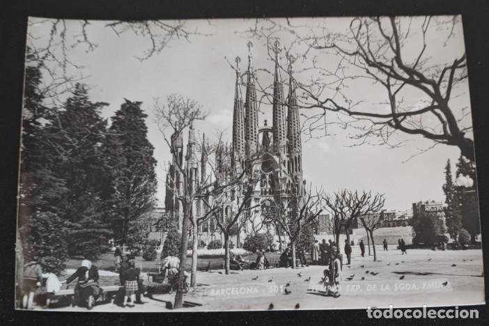 Postais: BARCELONA, TEMPLO EXP. DE LA SAGRADA FAMILIA, POSTAL ANTIGUA, 14 X 9 CM APROX.