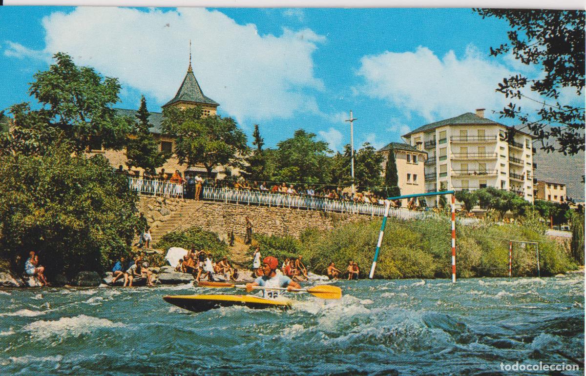 Postais: SORT, EL PALLARS (LLEIDA) PIRAG&Uuml;ISMO EN EL RIO NOGUERA PALLARESA - GARCIA GARRABELLA N&ordm;5200 - ESCRIT
