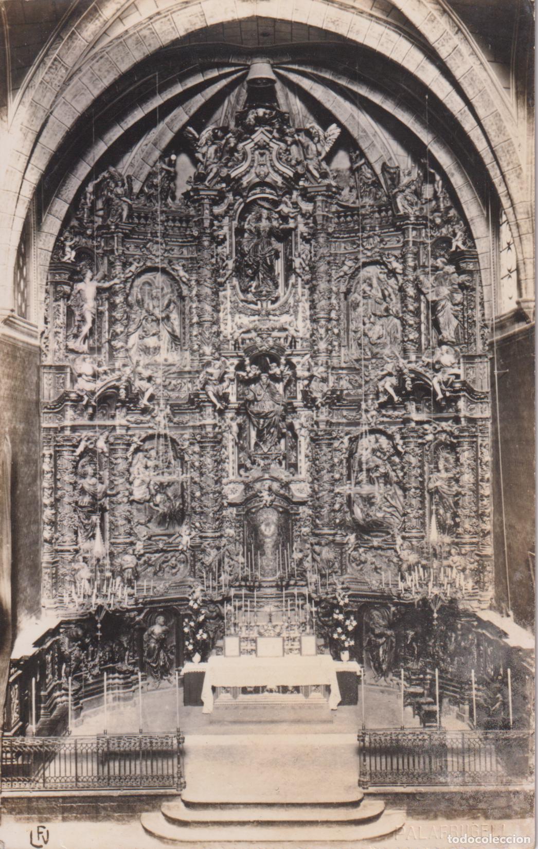Postkarten: PALAGRUGELL (GIRONA) ALTAR MAYOR PARROQUIAL - ESCRITA 1953