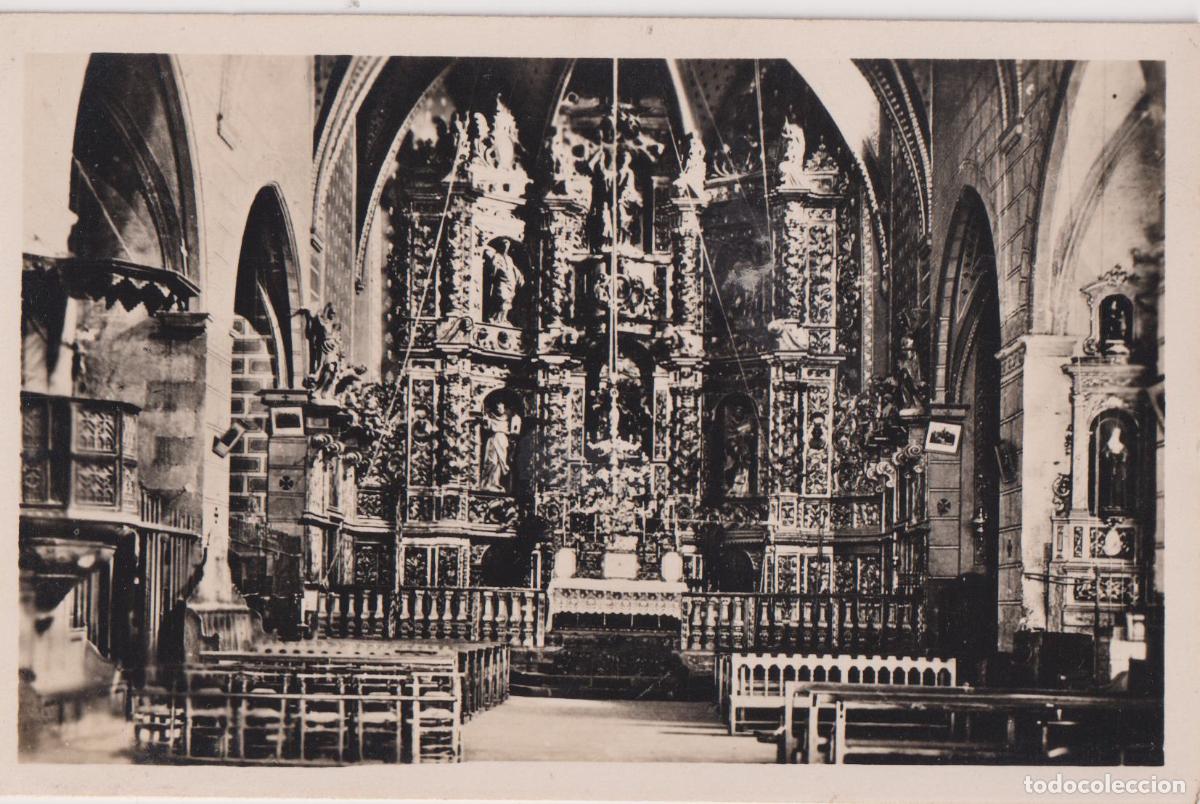 Postkarten: LLIVIA (GIRONA) INTERIOR DE LA IGLESIA ANTES DEL A&Ntilde;O 1936 - TARJETA POSTAL - S/C