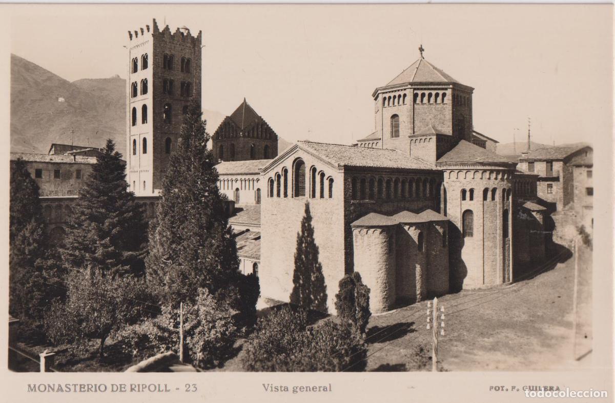 Postkarten: MONASTERIO DE RIPOLL, VISTA GENERAL - FOTO F.GUILERA N&ordm;23 - S/C