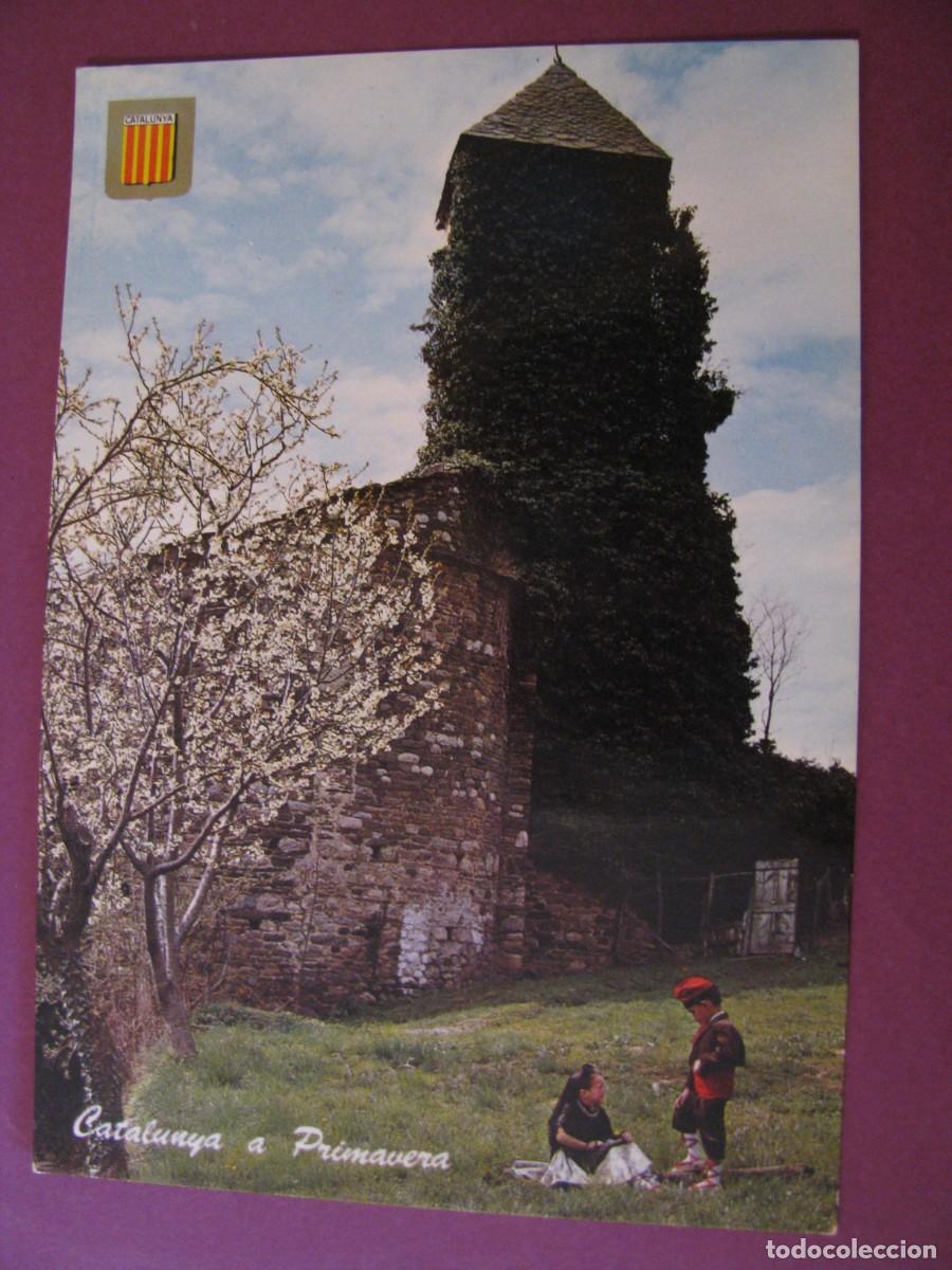 Cartoline: POSTAL CATALUNYA TIPICA. ESCUDO DE ORO. ESCRITA 1969