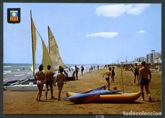 Cartoline: Calafell. *Playa* Ed. Fisa n&ordm; 2954. Circulada.