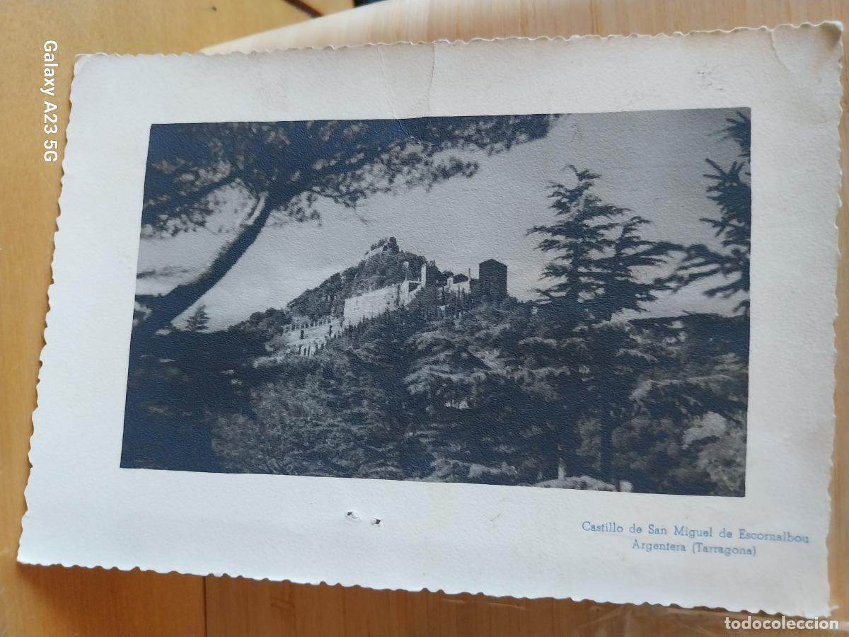 Postais: ARGENTERA CASTILLO DE SAN MIGUEL DE ESCORNALBOU TARJETA 16X11CMS