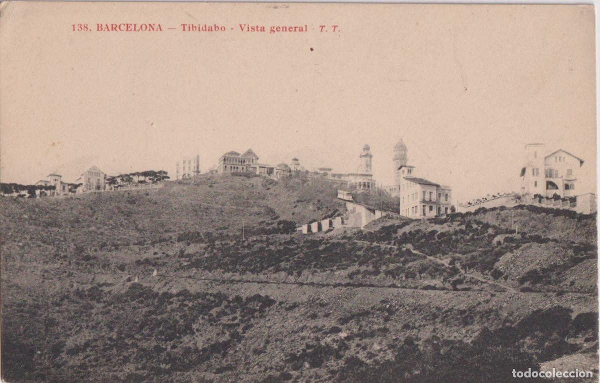 Postais: BARCELONA, TIBIDABO, VISTA GENERAL - FOTOTIPIA A.TIRAT Y Cia. N&ordm;138 - S/C