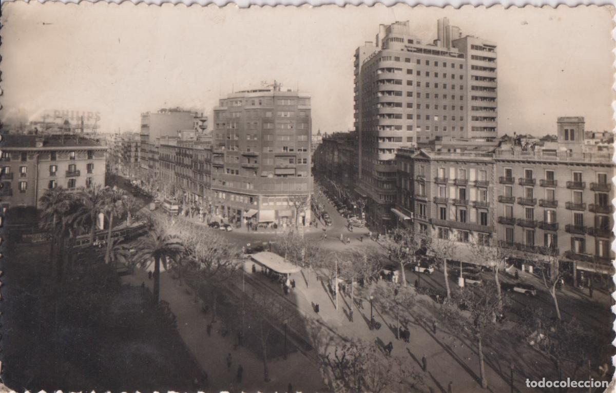 Postkarten: BARCELONA, PLAZA DE URQUINAONA - L.ROISIN FOT.427 - CIRCULADA