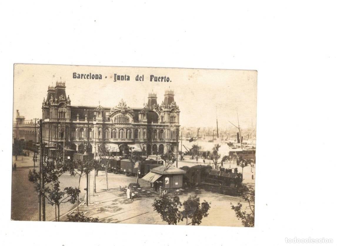 Postais: BARCELONA. JUNTA DEL PUERTO. TREN DE MERCANCIAS