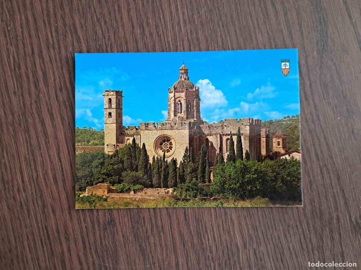 Postkarten: postal de Espa&ntilde;a, Abside la iglesia, monasterio de Santes Creus, Tarragona, a&ntilde;os 70.
