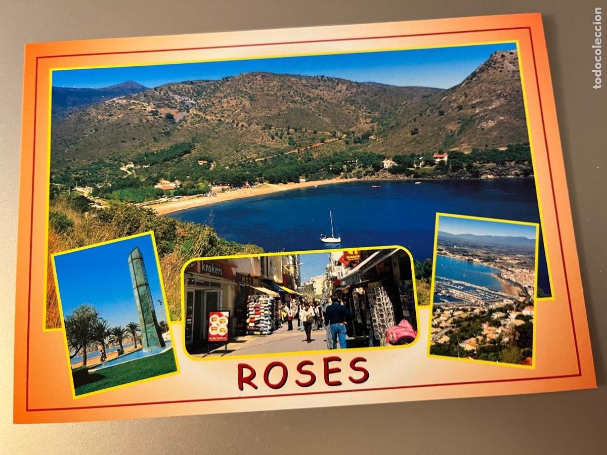 Postkarten: postal Roses Girona sin circular