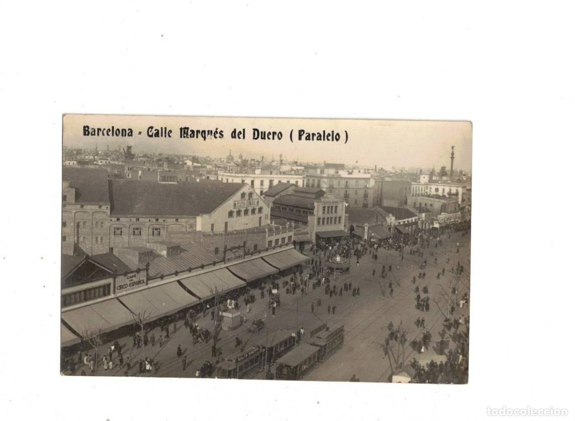 Cartoline: BARCELONA. CALLE MARQUES DEL DUERO (PARALELO)
