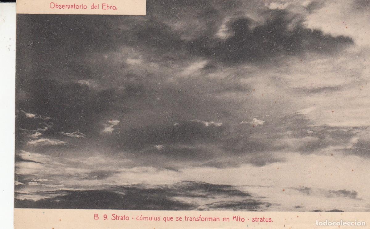 Postales: POSTAL OBSERVATORIO DEL EBRO - B - 9 -CUMULUS ... - Foto 1