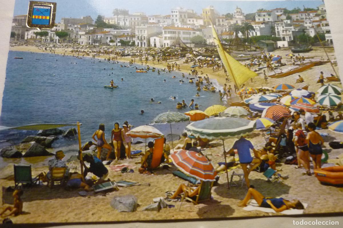 Postales: postal san pol de mar , - playa