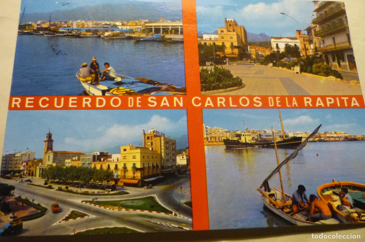 Postales: postal san carlos rapita circulada