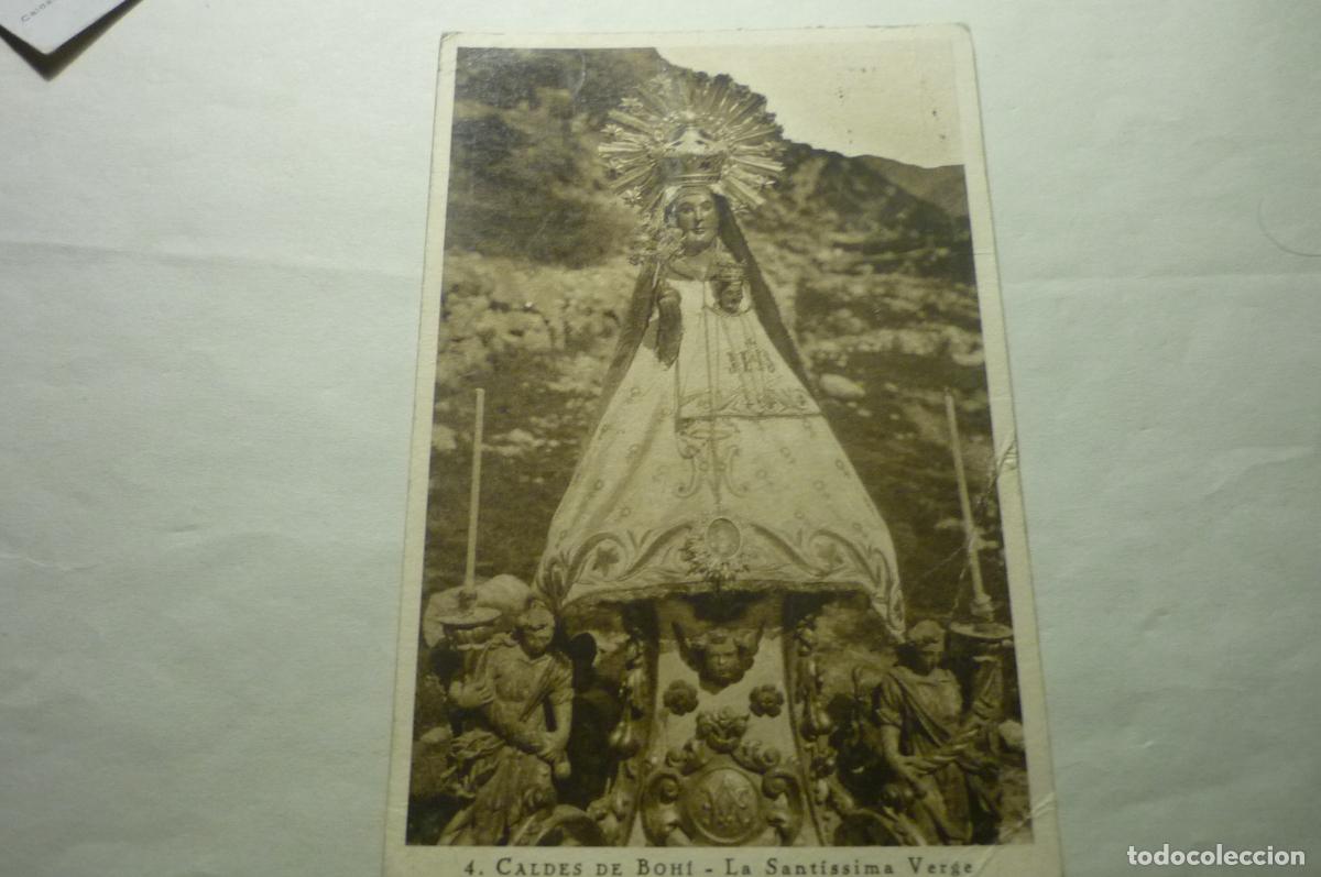 Postales: postal caldes de bohi .- virgen circulada cm