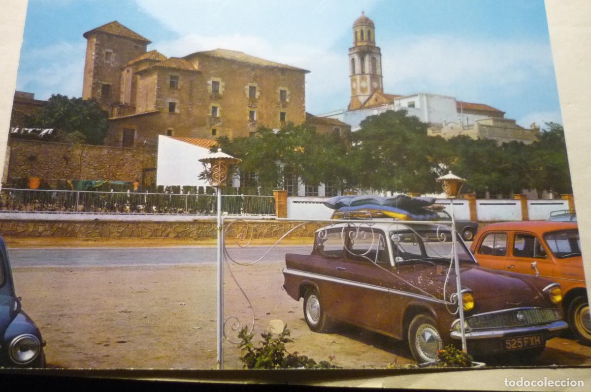 Postales: postal cubellas iglesia y castillo coches cm