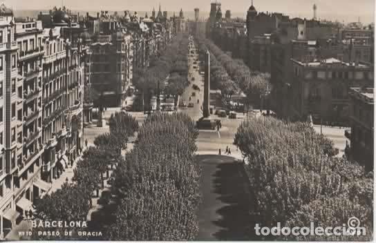 Postales: BARCELONA ESCRITA PASEO DE GRACIA
