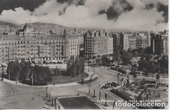 Postales: BARCELONA ESCRITA PLAZA DE CALVO SOTELO