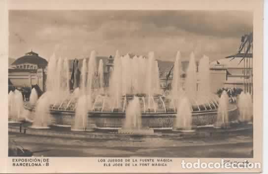 Postales: BARCELONA SIN ESCRIBIR FUENTE MAGICA