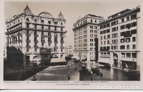 Postales: BARCELONA SIN ESCRIBIR PLAZA BERENGUER