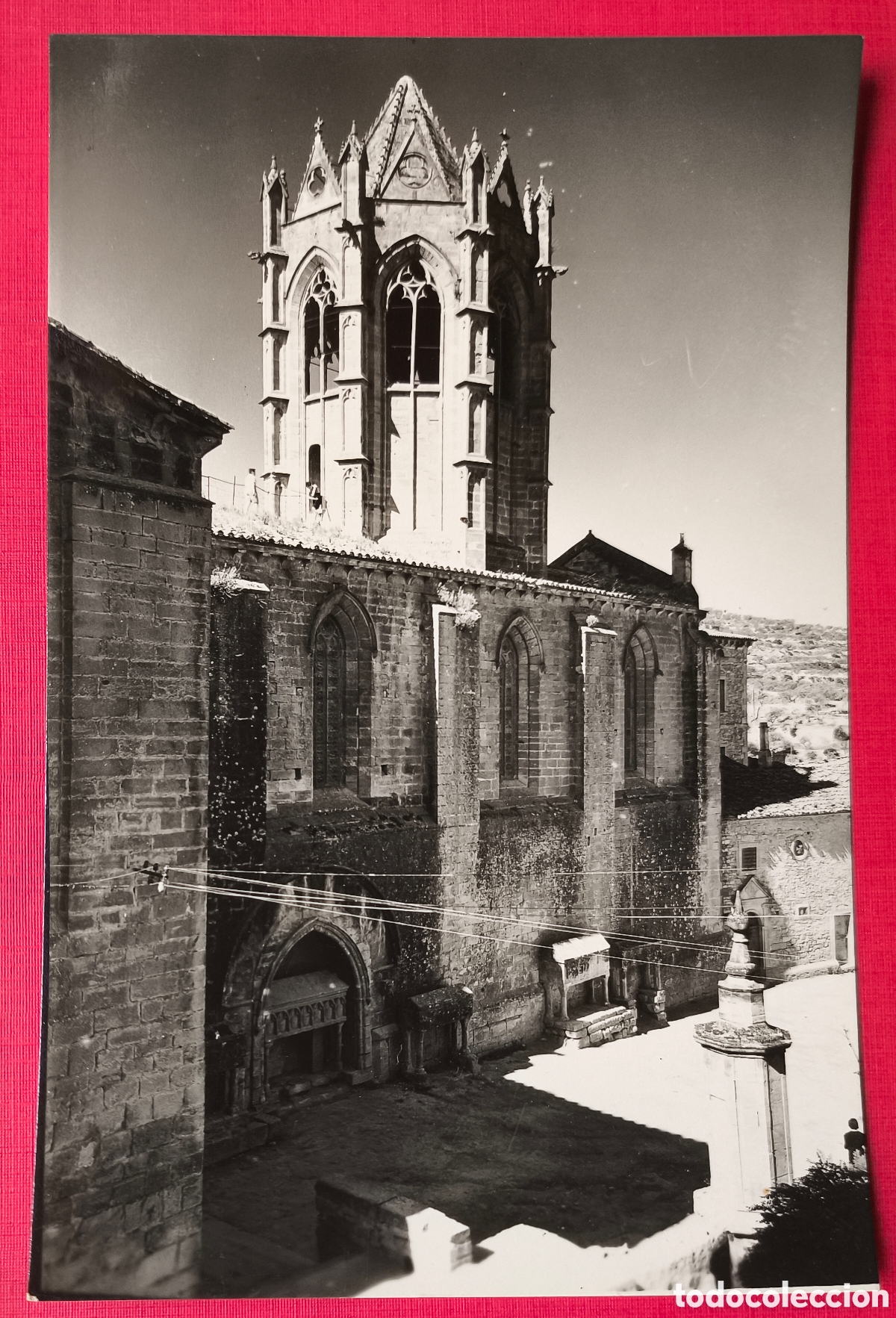 Postales: VALLBONA DE LES MONGES POSTAL FOTOGR&Aacute;FICA CLIX&Eacute; L. PLASENCIA LLEIDA. 1955
