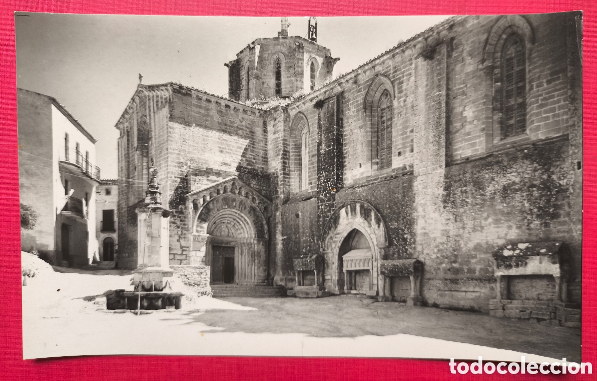 Postais: VALLBONA DE LES MONGES POSTAL FOTOGR&Aacute;FICA CLIX&Eacute; L. PLASENCIA LLEIDA. 1955