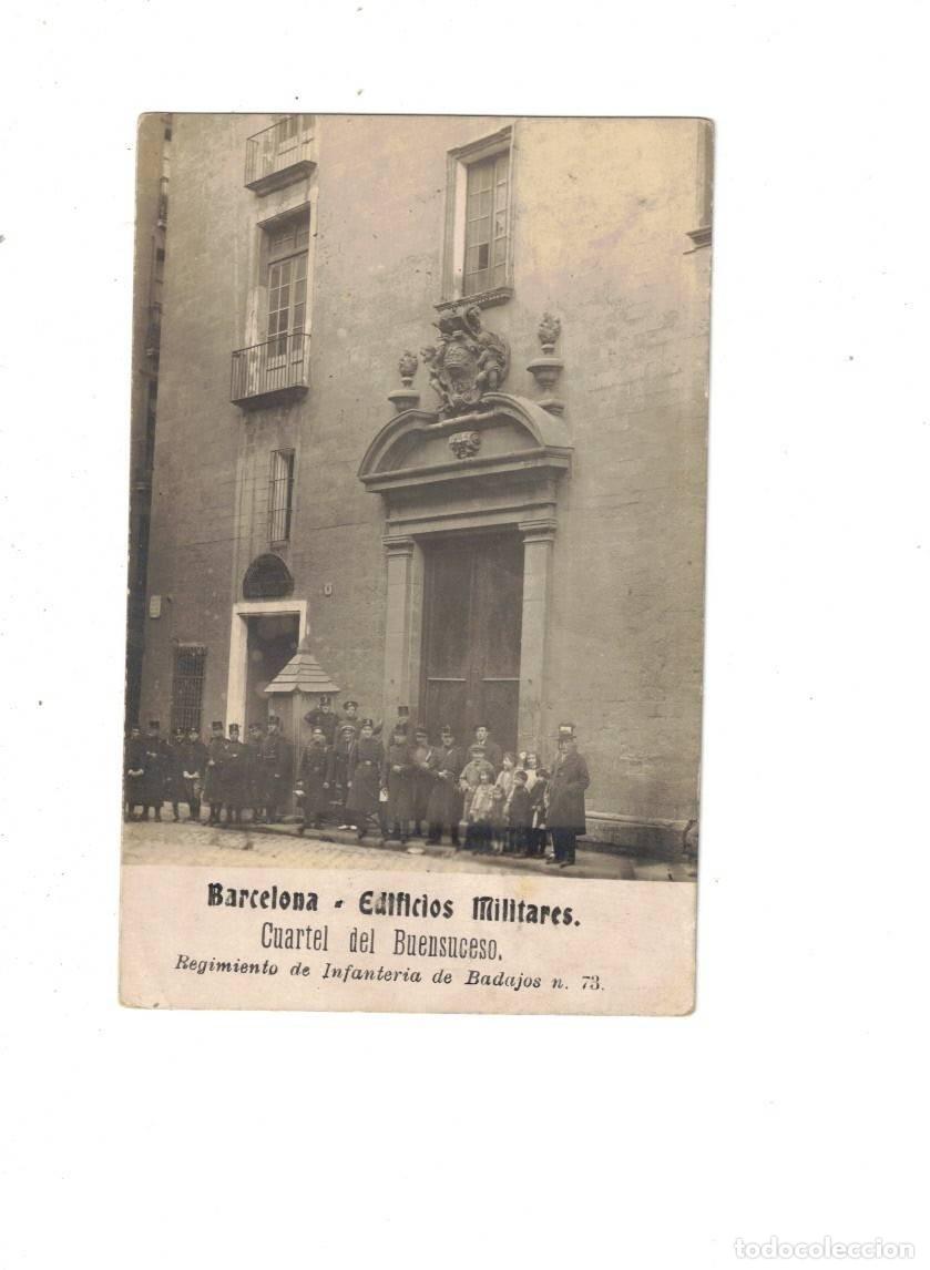 Postales: BARCELONA. EDIFICIOS MILITARES. CUARTEL BUENSUCESO