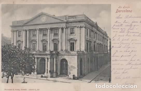 Postales: BARCELONA LA LONJA DORSO SIN DIVIDIR 1904