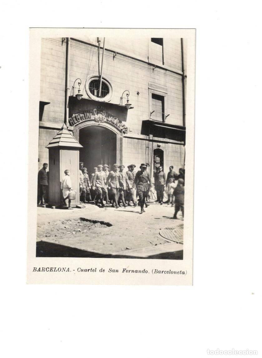 Postales: BARCELONA. CUARTEL DE SAN FERNANDO